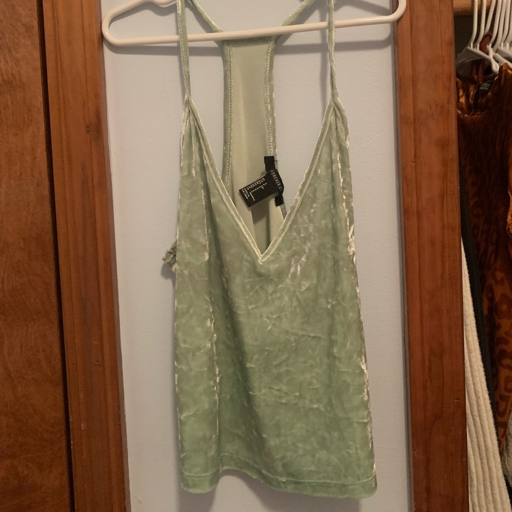 Velvet Mint green tank top